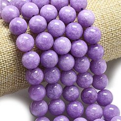 Chapelets de perles en jade de malaisie naturelle&nbsp;G-L645-A01-12mm-18