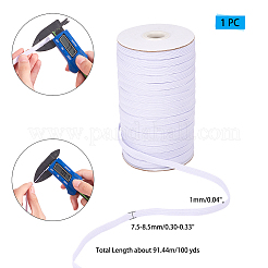3/8-дюймовый плоский плетеный эластичный веревочный шнур EC-PH0001-8mm-18A