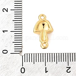 Подвески-соединители из латунной эмали в виде осеннего гриба&nbsp;KK-A266-47G