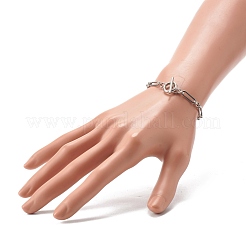 Браслеты-цепочки Figaro из нержавеющей стали 304&nbsp;BJEW-JB06446