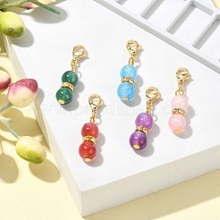 Круглые подвески из смолы HJEW-JM01150