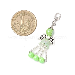 Подвески из акрила и стекла витые стеклярус украшения&nbsp;HJEW-JM03637-03