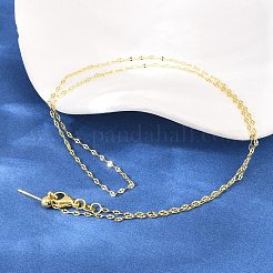 Регулируемая латунная цепочка-слайдер толщиной 1.5 мм для мужчин и женщин.&nbsp;NJEW-L012-10G