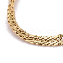 304 нержавеющая сталь браслеты-цепочки сингапур&nbsp;BJEW-JB06269