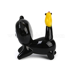 Serie animali ornamenti in miniatura fatti a mano in lampwork&nbsp;LS-LAMP-Q005-10D