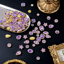 100 шт. пришивные стразы в форме капли/сердца/звезды&nbsp;FIND-TA0006-69C