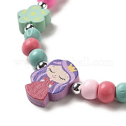 Комплект украшений из клена и акрила SJEW-C003-02M