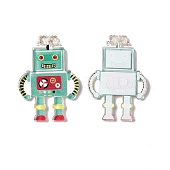 Подвески из прозрачного акрила с принтом&nbsp;LS-TACR-G037-C01