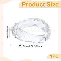 Transparente Harzarmreifen für Damen&nbsp;BJEW-WH0016-106