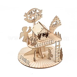 Diy estilo navideño pintura a mano 3d kit de montaje de manualidades de patio&nbsp;DIY-N004-01