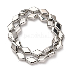 Стеклянные бусины с гальваническим покрытием  EGLA-H109-11D