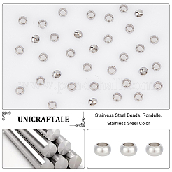 Бусины из нержавеющей стали 304 STAS-UN0002-40A-P