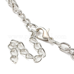 Колье-нагрудник из сплава в богемном стиле NJEW-H021-02AS