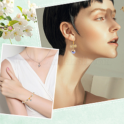 8 шт. 4 стиля гальванизированных натуральных розового кварца&nbsp;G-SC0003-05