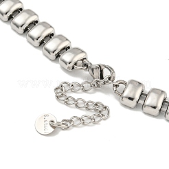 Не тускнеющие прямоугольные цепочки из нержавеющей стали 304 NJEW-S431-02P