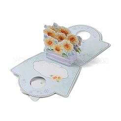 Carte pop up bouquet de tournesol&nbsp;LS-AJEW-WH0258-109A