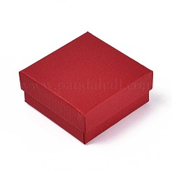 Квадратная картонная коробка для ожерелья&nbsp;CBOX-Q038-02-01E