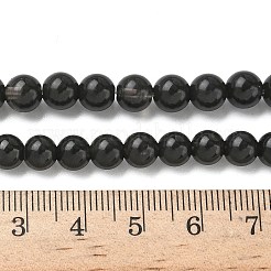 Натуральные ледяные обсидиановые бусинки&nbsp;G-P590-A01-6mm-03
