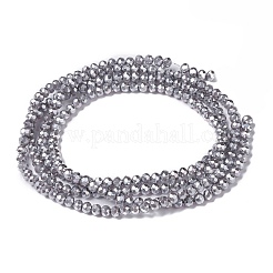 Непрозрачное стекло бисер нитей GLAA-H022-02G