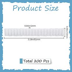 200 шт. PE защитный чехол для кистей для макияжа многоразовый расширяемый сетчатый чехол&nbsp;MRMJ-GF0001-51B