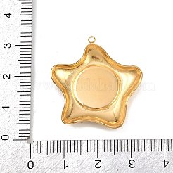 Bedruckte Anhänger aus Edelstahl 304&nbsp;STAS-C146-09G-01