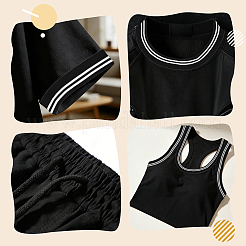 Bande en tissu élastique côtelé en polyester&nbsp;DIY-WH0671-532A