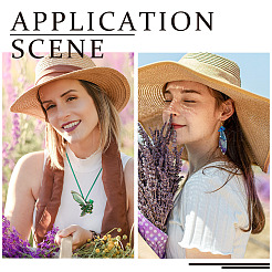 5 комплект 5 цветов подвески из прозрачной смолы RESI-TA0001-79