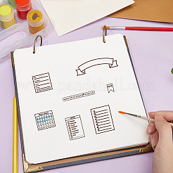 ПВХ пластиковые прозрачные штампы DIY-WH0439-0349