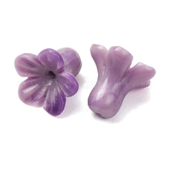 Perles sculptées en corail synthétique teint&nbsp;GG-CBAE64B-02C-02