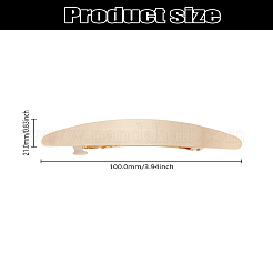 1 шт. заколки для волос с покрытием из сплава&nbsp;OHAR-LP0001-11