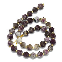 Бусины из натурального турмалина G-I376-A24-01