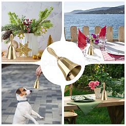 Сплав ручной звонок колокольчик дисплей украшения&nbsp;AJEW-WH20006-346B