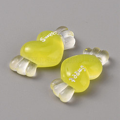 Прозрачные смолы кабошоны&nbsp;RESI-WH0035-04A