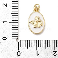 Латунь эмаль подвески&nbsp;KK-P338-10G-03