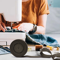 Ceinture élastique tricotée antidérapante en silicone et polyester de 10 mètre&nbsp;EC-WR0001-01