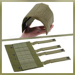 Paneles adhesivos tácticos de velcro de tela Oxford&nbsp;AJEW-WH0816-483A