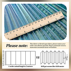 Полиэстеровая плиссированная ткань&nbsp;DIY-WH0591-195B