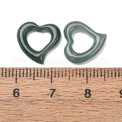 Verbindungsringe aus natürlichem Myanmar-Jadeit&nbsp;G-Z155-01