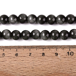 Colliers de perles en verre imitation œil de tigre&nbsp;GLAA-Q106-03A-B01