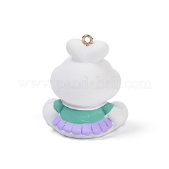 Подвески из непрозрачной смолы RESI-S018-01B-G