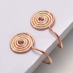 Латунные клипсы серьги выводы KK-D060-02RG