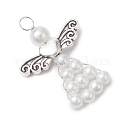 Подвески из перламутровых стеклянных бусин&nbsp;PALLOY-JF03206-02