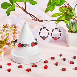 300шт бусины из полимерной глины ручной работы CLAY-SC0002-24B