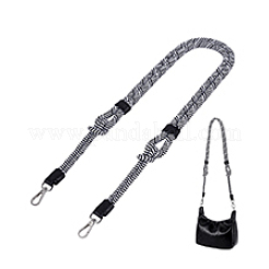 Ремни для сумок из полосатого нейлонового круглого шнура&nbsp;AJEW-WH0348-822