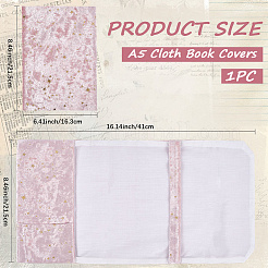 Бархатная обложка книги AJEW-WH20072-78B