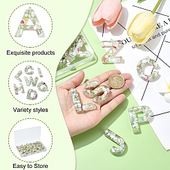 26шт 26 стиля прозрачные подвески из эпоксидной смолы CRES-YW0002-28N