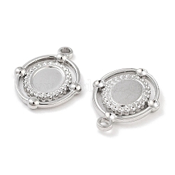 Подвеска-кабошон из не тускнеющей нержавеющей стали 304&nbsp;LS-STAS-P364-07P