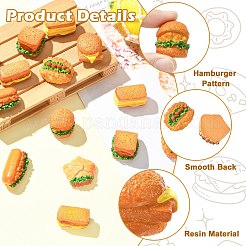 16 шт. 8 стиля смоляной мини-модели&nbsp;DJEW-CJ0001-17