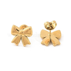 Серьги-гвоздики из нержавеющей стали 304 EJEW-M072-03G