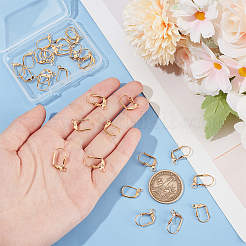 30шт 3 стиля латунные серьги с рычагом KK-UN0002-38